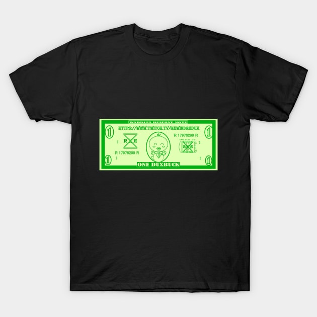 Waddles Reserve Note T-Shirt by RewindRedux